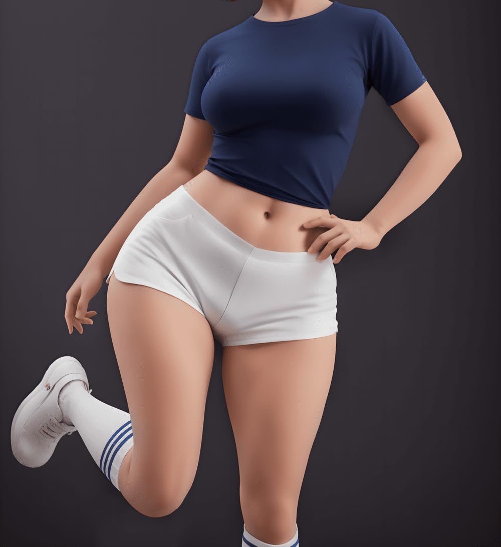 Full Body Sex Doll Life Size Sex Doll Full Size Sex Doll for Men Realistic Sex Doll Life Like Female TPE Sex Doll Torso Jelly Chest Standing Foot Sex Toy Girlfriend Male Masturbator