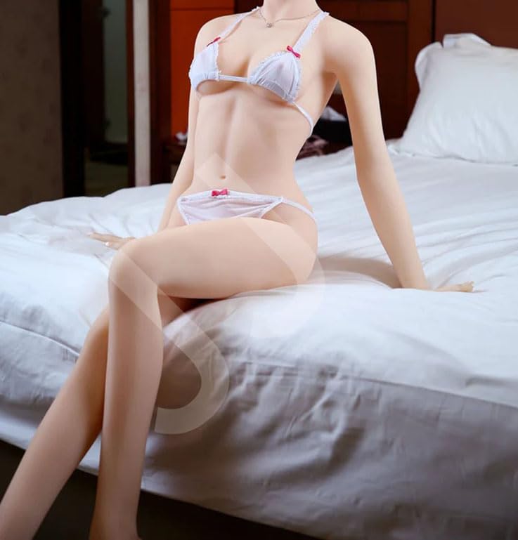 TPE Silicone Sex Doll Life Size Torso Sex Doll with Vaginal Anal Breast Sex Toy for Men Masturbation Lifelike Full Size Sex Doll with Flexible Metal Skeleton Full Body Sex Toy Nature Skin