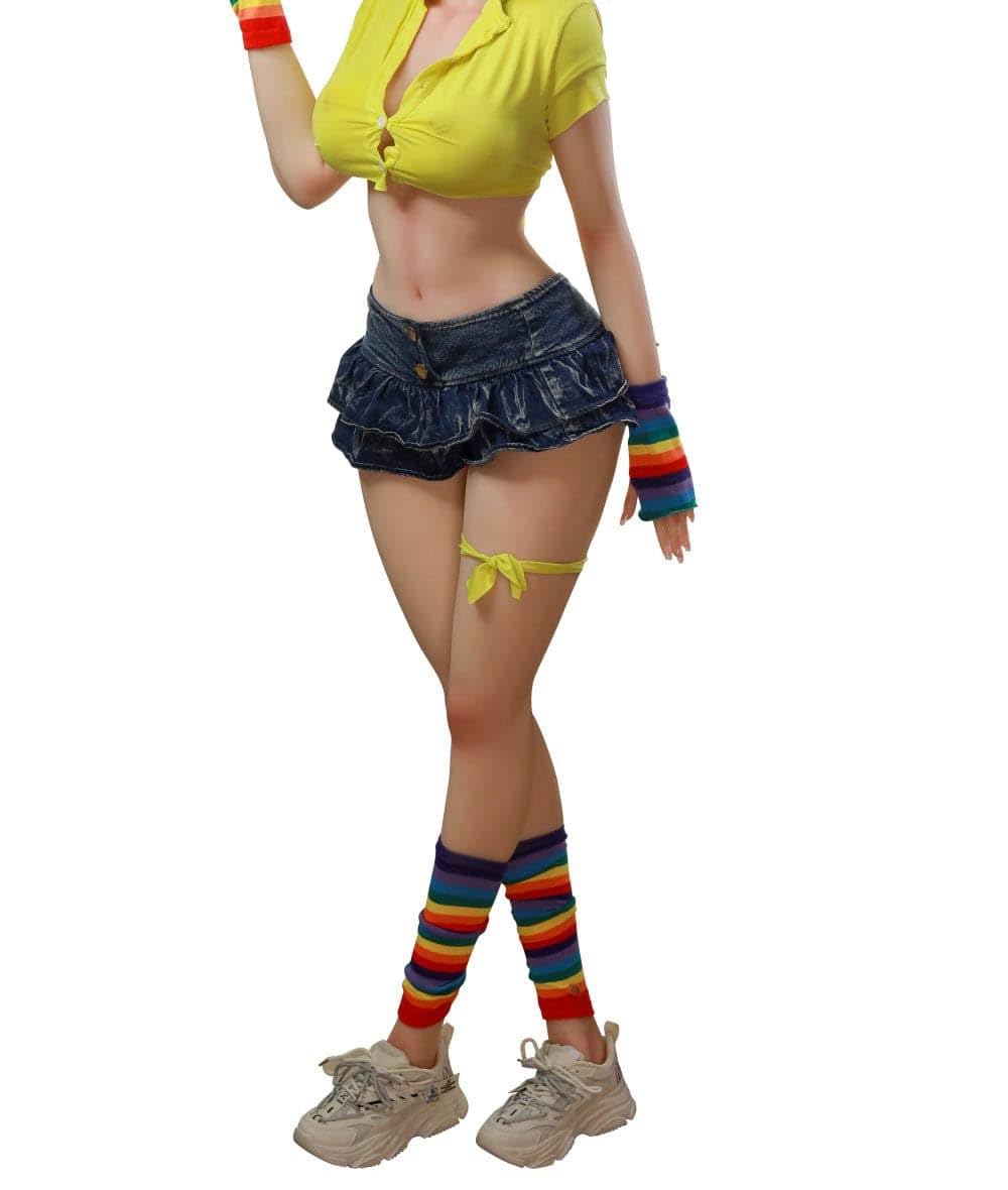 5.15FT Life Size Sex Doll 75LB Big Beautiful Women Torso Sex Toys Realistic Sex Doll Sex Doll for Men TPE Sex Doll Jelly Breast Real Skin Full Sex Doll Full Size Sex Doll with Standing