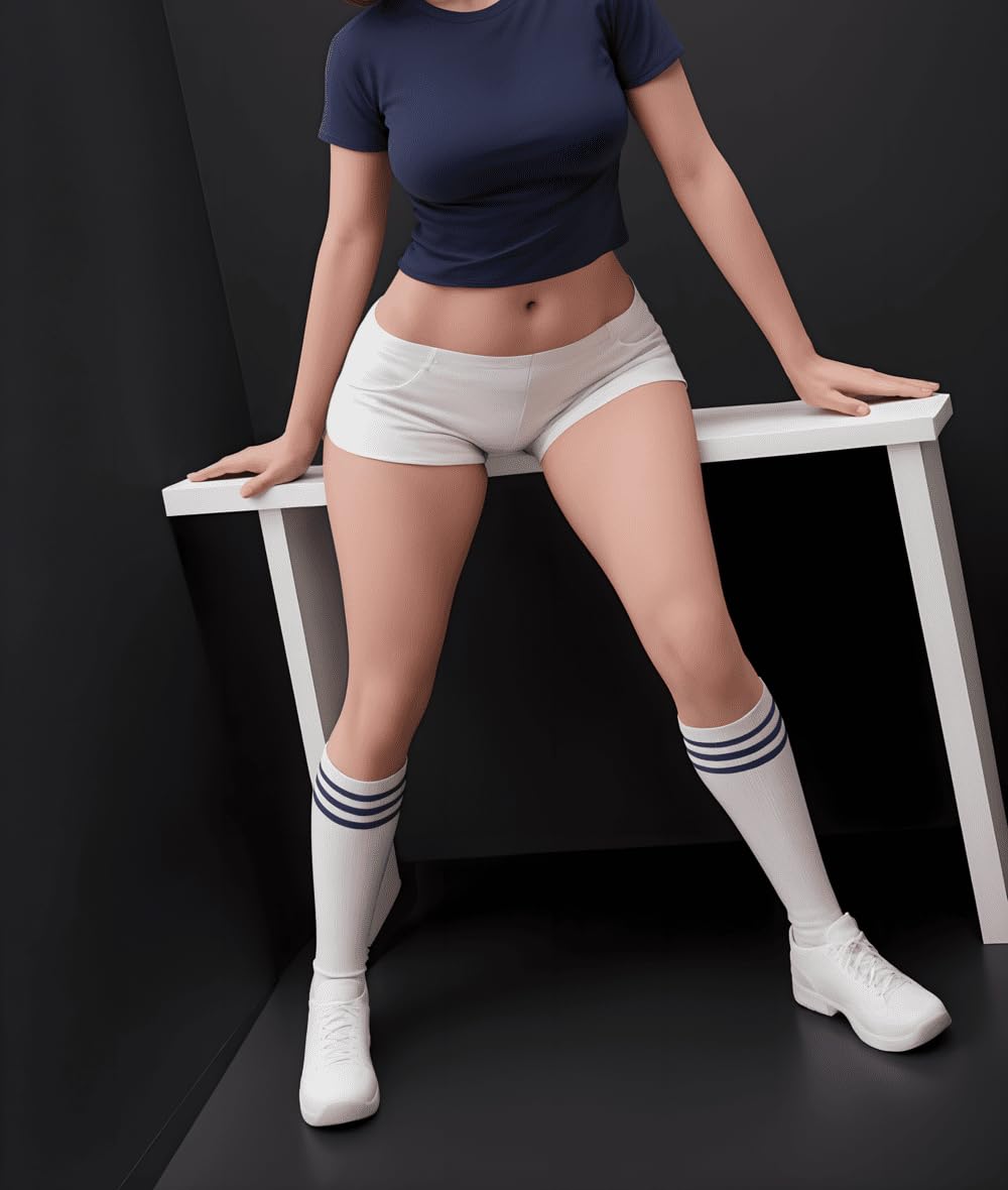 Full Body Sex Doll Life Size Sex Doll Full Size Sex Doll for Men Realistic Sex Doll Life Like Female TPE Sex Doll Torso Jelly Chest Standing Foot Sex Toy Girlfriend Male Masturbator