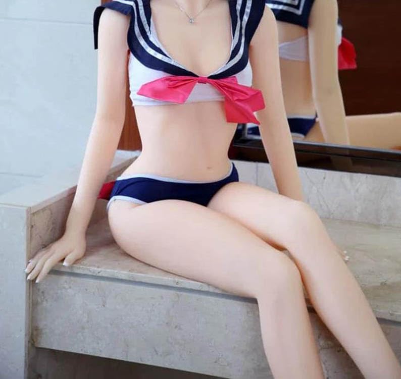 TPE Silicone Sex Doll Sex Dolls for Male A Cup Small Breasts Full Size Love Dolls Life Size Fit Men Doll Love Doll Sex Toy Full Body Sex Toys with Flexible Metal Skeleton and Yoga Legs