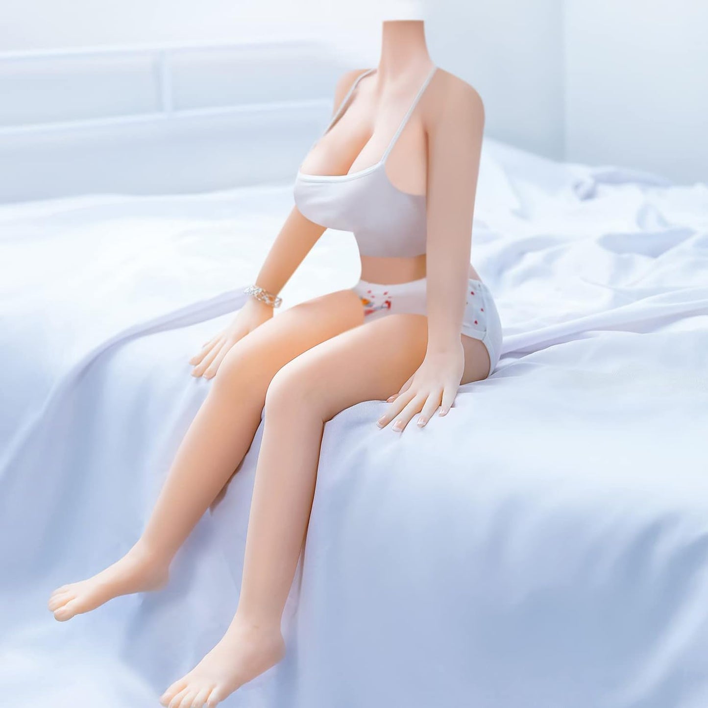 Generic Full Size Sex Doll Full Body Sex Doll TPE BBW Sex Doll Realistic Sex Doll for Men Life Size Female Sex Dolls Torso Standing Foot Jelly Chest Male Masturbator Sex Toy Girlfriend