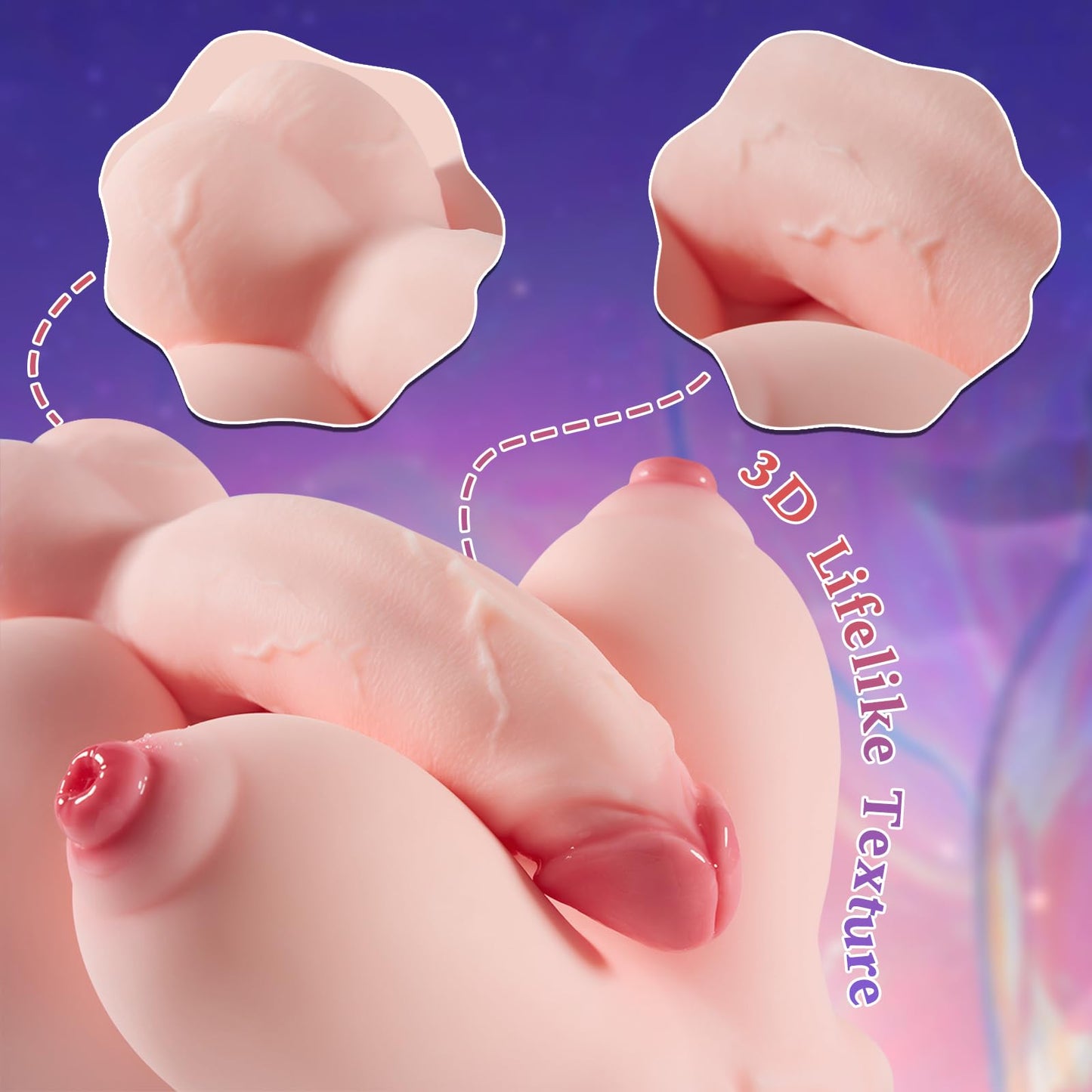Sonzua 20.67LB Shemale Sex Doll Torso Futa Sex Toys Large with 5 Holes, 5 in 1 Trans Gay Sex Doll Male Masturbator with Penetrable Big Torso Dildo Pussy, Realistic Shemale Sex Torso Adult Toys for Men