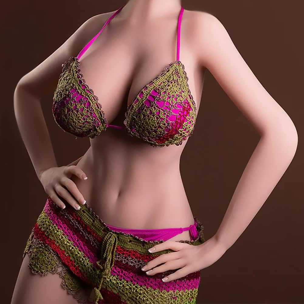 Generic Full Size Sex Dolls Full Body Sex Doll Realistic Sex Doll for Men Sex Toy Girlfriend Life Like TPE Female Sex Doll Torso Stroker with Big Boobs Ass Tight Vaginal and Anal Male Masturbator