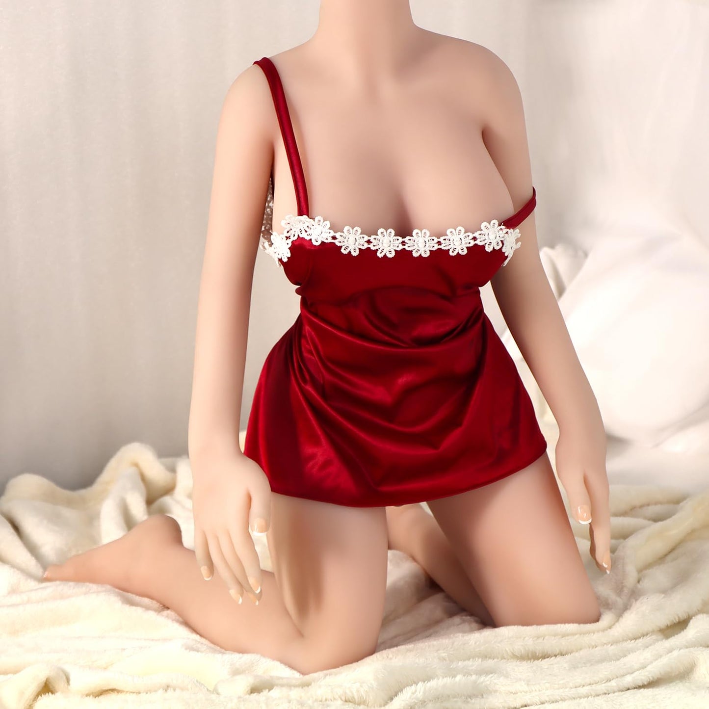Lifelike Sex Doll Sex Toy Girlfriend Life Size 1:1 Sex Toys Built in Metal Skeleton Jelly Chest Silicone Head Hair and Full Size Sex Toy Standing Large Jelly Breast