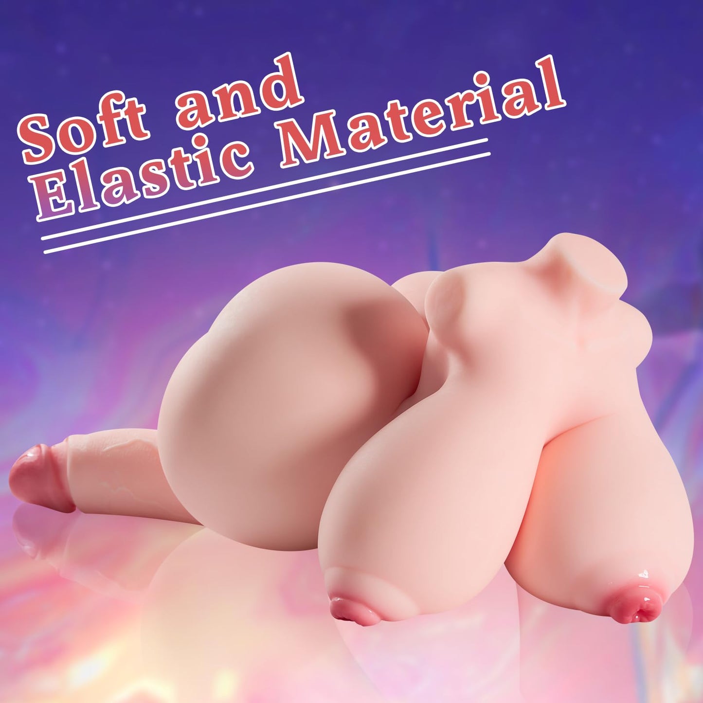 Sonzua 20.67LB Shemale Sex Doll Torso Futa Sex Toys Large with 5 Holes, 5 in 1 Trans Gay Sex Doll Male Masturbator with Penetrable Big Torso Dildo Pussy, Realistic Shemale Sex Torso Adult Toys for Men