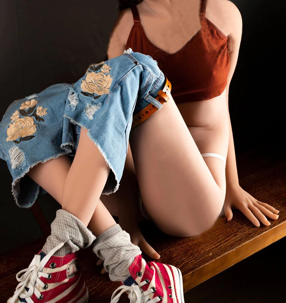 Lifelike Sex Doll Sex Toy Girlfriend Life Size 1:1 Sex Toys Built in Metal Skeleton Jelly Chest Silicone Head Hair and Full Size Sex Toy Standing Large Jelly Breast