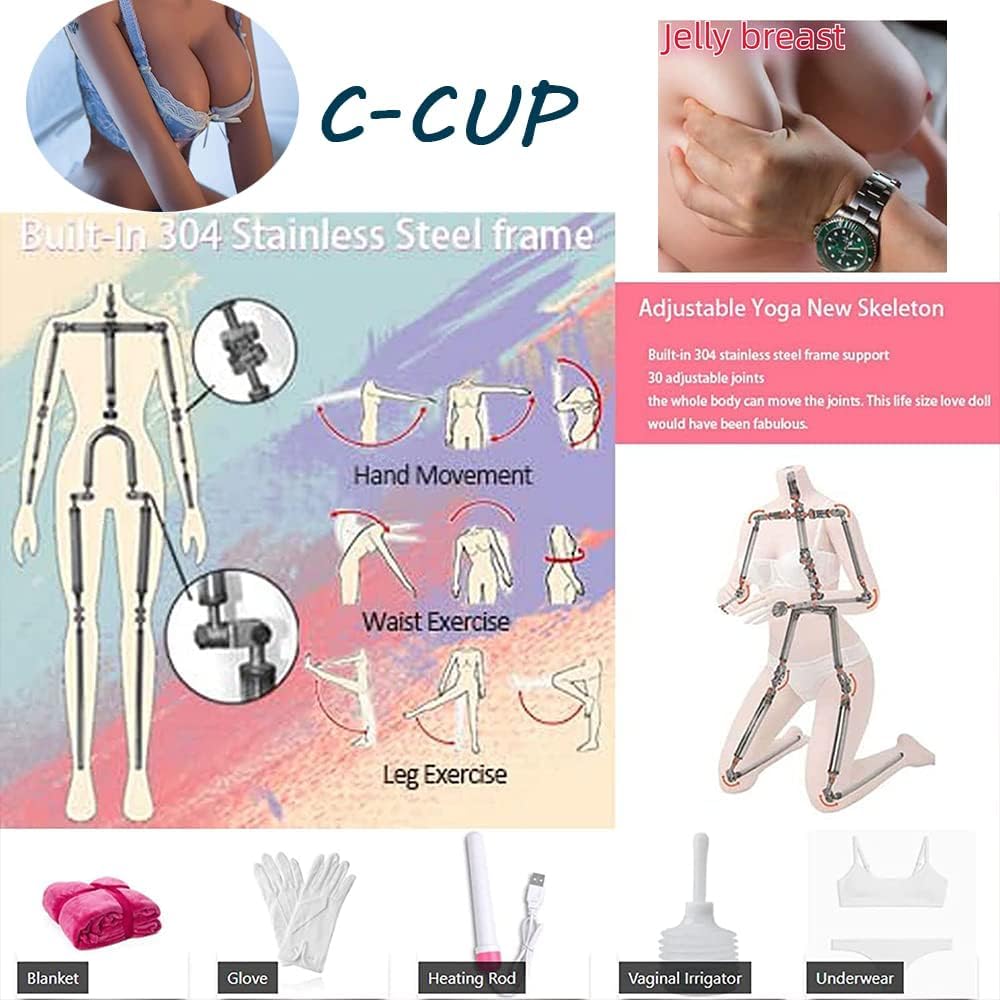 Sex Toy Girlfriend Adult Sex Dolls Sex Toys Realistic TPE Sex Doll Full Size Silicone Women's Size Sex Doll with Leg Arm Masturbator Lifelike Sex to