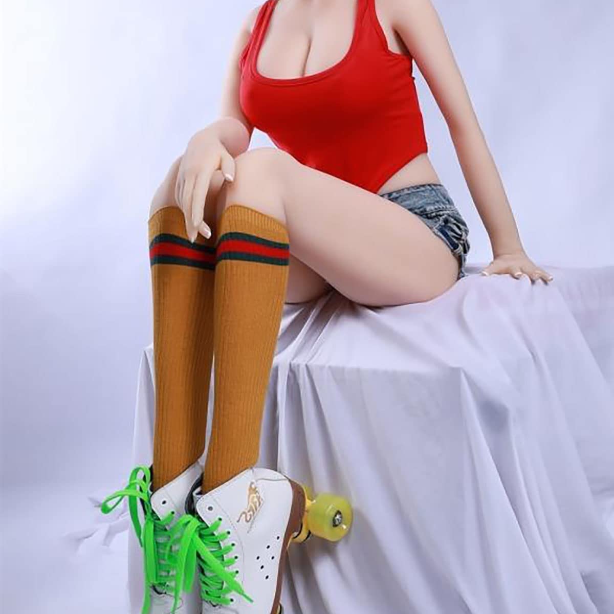 Silicone Sex Doll Full Body Full Size Sex Doll for Men Lifelike Female Torso Love Doll with Soft Jelly Breast TPE Sex Doll Life Size for Men Realistic Adult Sex Toy with Standing Feet 29Lbs