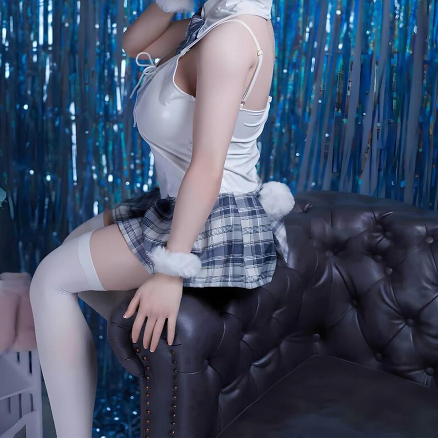 3.3FT Realistic Sex Doll for Man, 29LB Full Size Sexy Doll Women Torso Life Size Sex Dolls, E-Cup Ultra Soft Breasts Male Masturbator Build in Metal Skeleton, Shaky Ass and 3D Tight Vaginal Anal