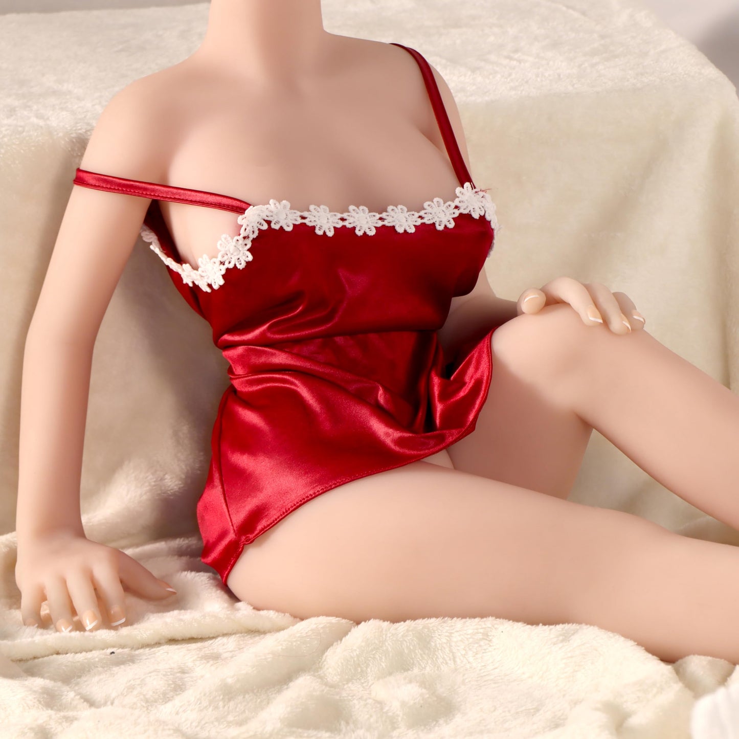 Lifelike Sex Doll Sex Toy Girlfriend Life Size 1:1 Sex Toys Built in Metal Skeleton Jelly Chest Silicone Head Hair and Full Size Sex Toy Standing Large Jelly Breast