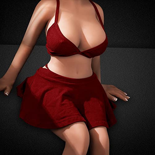 Lifelike Sex Dolls with Soft Jelly Breasts Realistic TPE Silicone Sex Doll Built-in Metal Skeleton Life Size for Men Sex Dolls Full Size Sexy Love Dolls Adult Sex Toys for Men Sex Pleasure Tan 29lbs