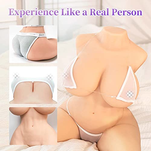 TANTALY 40.7 LB Sex Doll for Men Life Size Love Doll with 3D 3 in 1 Tight Vaginal Anal Breast Lifelike Big Boobs and Butt for Adult Sex Toy Male Masturbator for Men Realistic Monica
