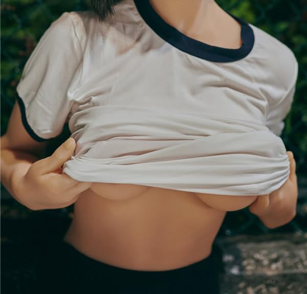 Sex Doll Full Body Life Size TPE Sex Dolls Silicone Doll Full Body Sex Toy Girlfriend Sex Doll for Men Realistic Adult Full Size Sex Doll with Lifelike Jelly Breast & Feet Standing Sex Toy for Man