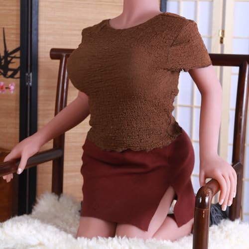 DweiABC Full Size Sex Doll Life Size Torso Mannequin for Men Full Body Sex Doll Adult Sex Toys with Feet Standing, 53 LB