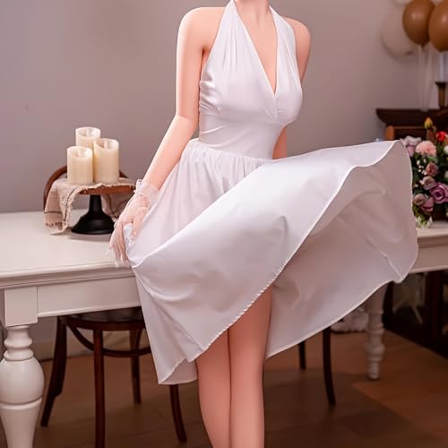 157 cm Full Size Sex Doll Full Body Sex Doll Lifelike Women's Torso Life Size Sex Dolls for Men Sex Toy Girlfriend Realistic Sex Doll Shaking Jelly Breast TPE Sex Dolls with Metal Skeleton