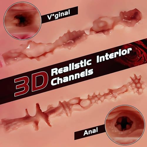 5.0FT/71LB Sex Dolls, Realistic Sex Doll with Soft Jelly Breasts, Full Size Sex Doll for Men, Silicone Life Size Sex Love Dolls Full Body Female Torso BBW Adult Sex Toy (5.0FT-71LB-3)