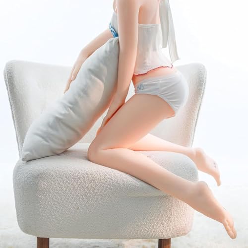 Male Love Dolls Sex Dolls, Sexy Silicone Doll Life Size Sexy Full Body Adult Doll Underwear Live Doll, Silicone Dolls Sex with Foot Standing, Flat Chest TPE Sex Doll