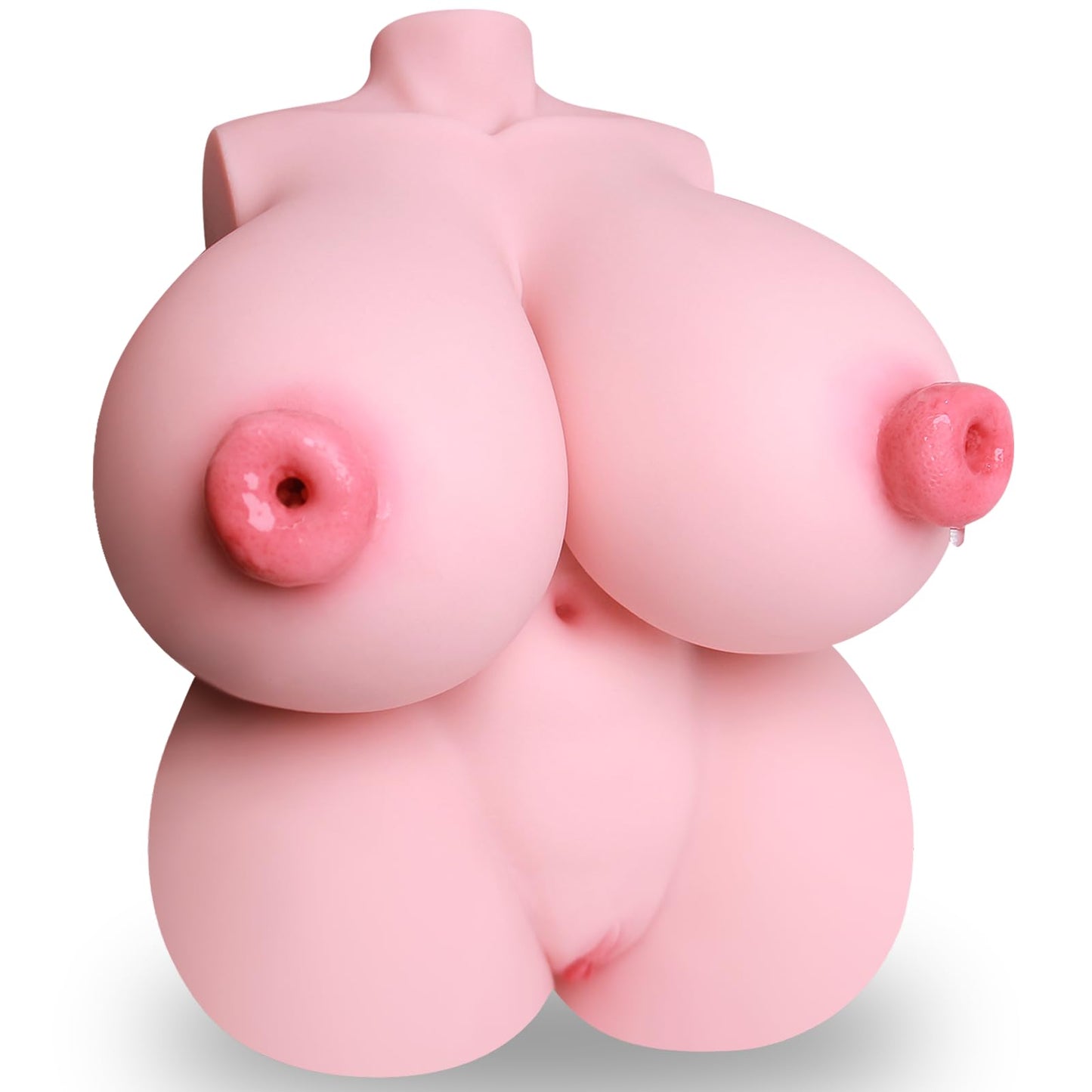 Capainja 24.58lbs Adult Sex Doll, 4 in 1 Female Torso Love Doll with Realistic Vagina Anal Big Breasts, Male Masturbator with Penetrable Big Nipples, Sex Toys with Big Boobs for Men TPE Masturbation