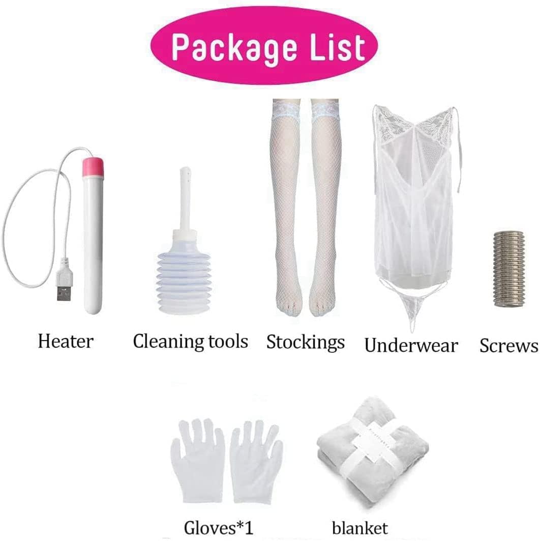 157 cm Full Size Sex Doll for Men Realistic Love Doll Lifelike Female Torso Sex Toys Full Body Sex Doll Head Hair Adult Sex Toy Male Masturbator Stroker for Man Best Sex Partner