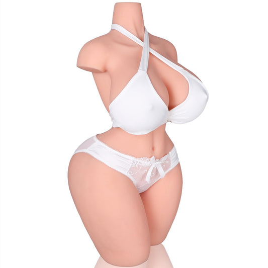 62LB BBW Sex Doll for Men Masturbation, Fat Sex Doll Torso Big Booty Sex Toy with Big Boobs & Big Ass, Realistic Large Female Sex Doll Big Butt with Tight Vagina Anal for Men Orgasm