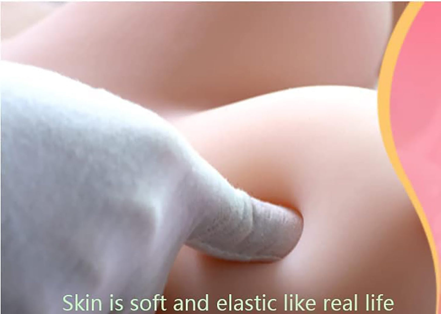 3.28ft Full Body Sex Dolls Life Size Sex Doll Realistic Torso Silicone TPE Sex Dolls Head, Sex Toy for Men Adult Sex Toys with Head Built-in Skeleton Love Dolls for Men