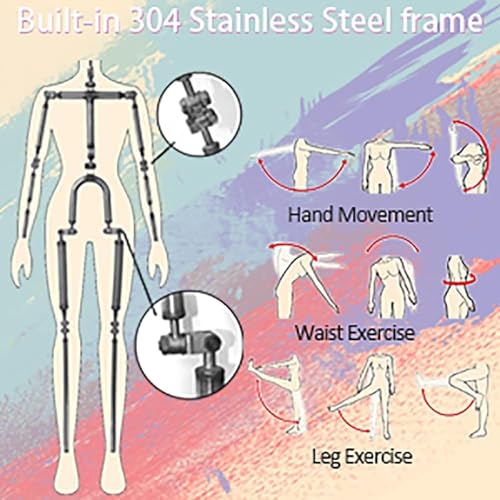 5.0FT/71LB Full Size Sex Doll with Soft Jelly Boobs and Round Butt, TPE Full Size Sex Doll Female Torso Love Doll Build in Metal Skeleton Adult Toys for Men Male Masturbator[US Stock] (5.0FT-71LB-2)