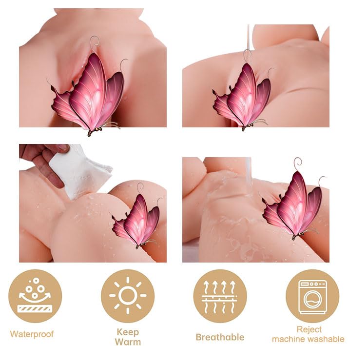 5.34FT 108LB Life Size Sex Dolls for Men Realistic Full Size Sex Dolls Female Torso Love Doll with Jelly Breasts Male Sex Toys Full Body Silicone Sex Doll