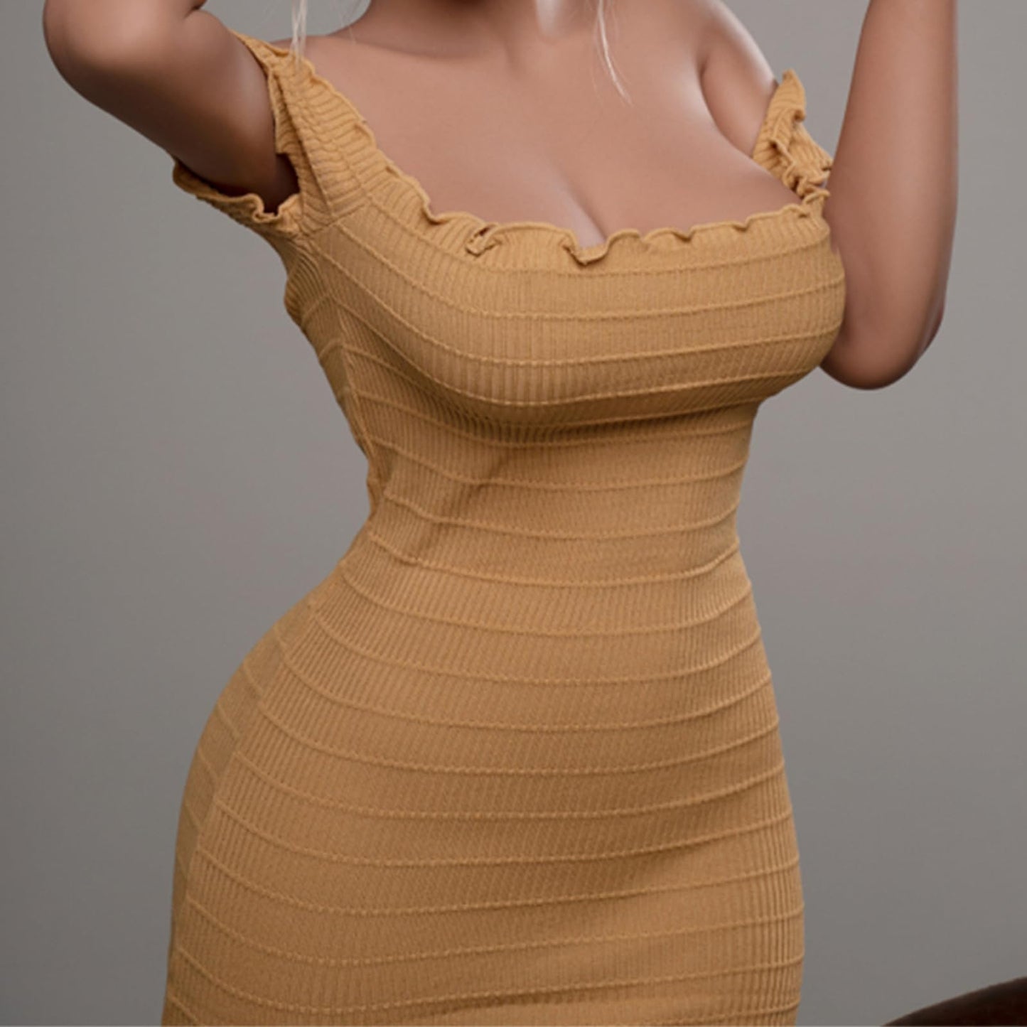 1 * 48CM Realistic Sex Doll, 58LB Full Size Sexy Doll for Men, with E-Cup Soft Breasts and 3D Tunnels, Life Size Sex Dolls, Full Body Love Dolls Female Torso Male Masturbator, Flexible Skeleton