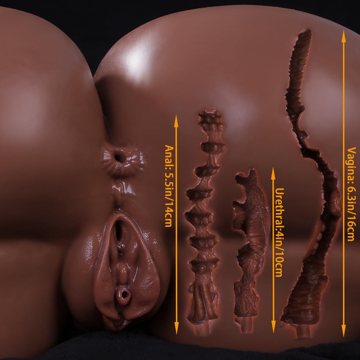 44lb BBW Sex Doll Male Masturbator with Anal Vagina Sex Stroker Realistic Big Butt Torso Female Sex Dolls Pocket Pussy Ass Masturbators Sex Toy for Sex Orgasm Adult Toy Lifelike Male Masturbation