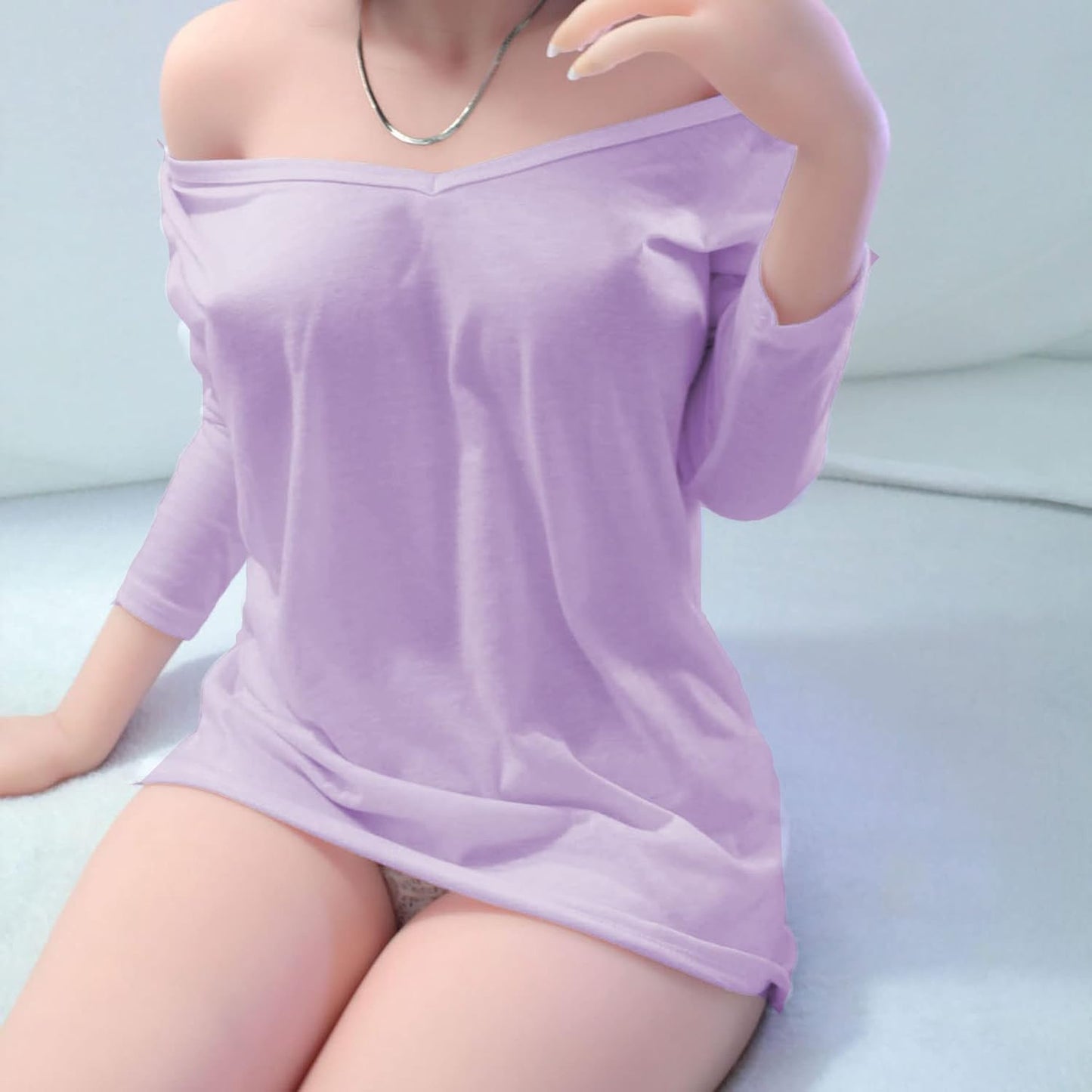 Generic 3.35 FT Sex Doll, D-CUP Full Body Sex Doll with Soft Plump Boobs Full Size TPE Female Torso Love Doll, 31 LB【Stock in US】