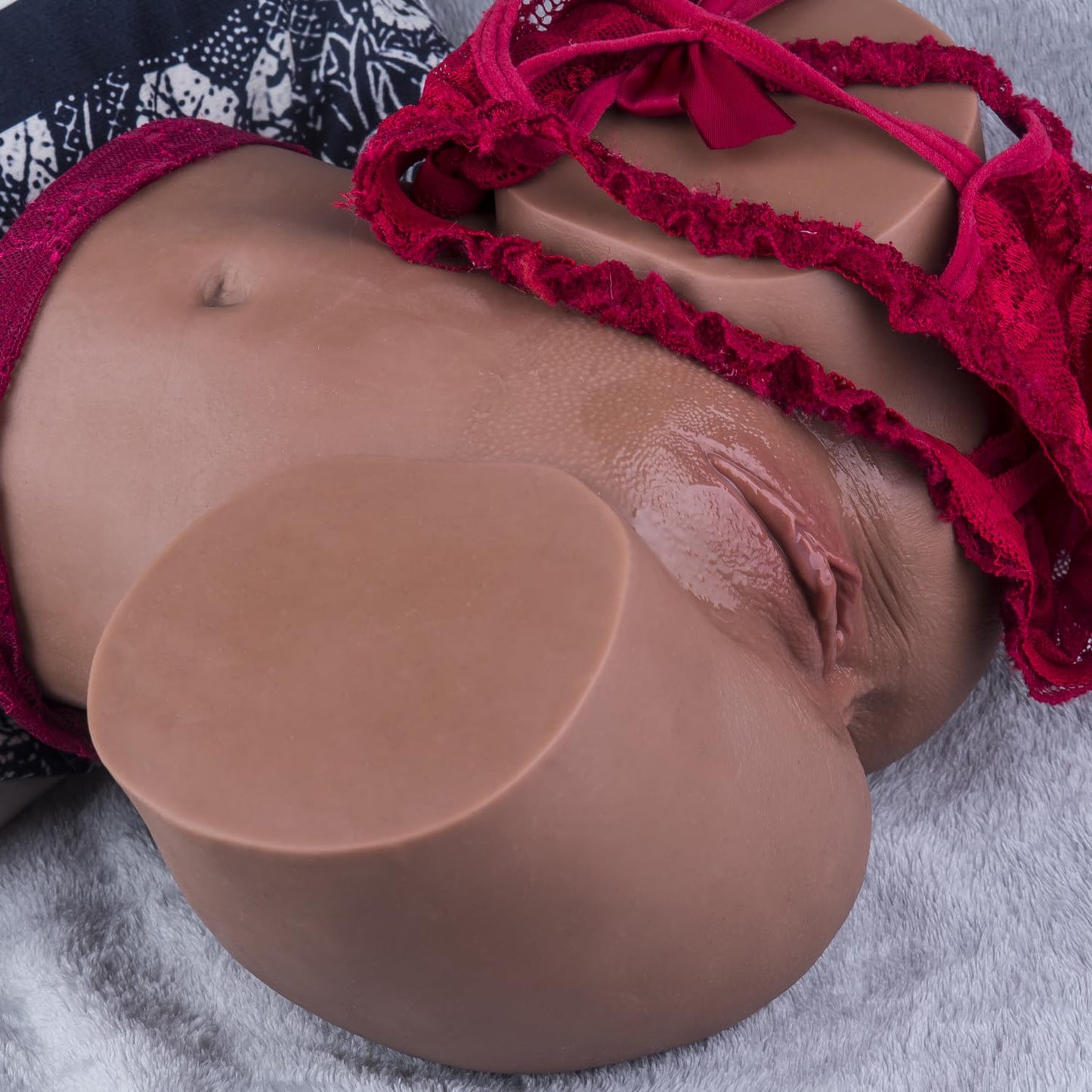 11lb Sex Doll Male Masturbator with Anal Vagina Sex Stroker Realistic Big Butt Brown Sex Dolls Pocket Pussy Ass Masturbator Lifelike Sex Toys for Men Masturbation Adult Toys for Men’s Sex Orgasm