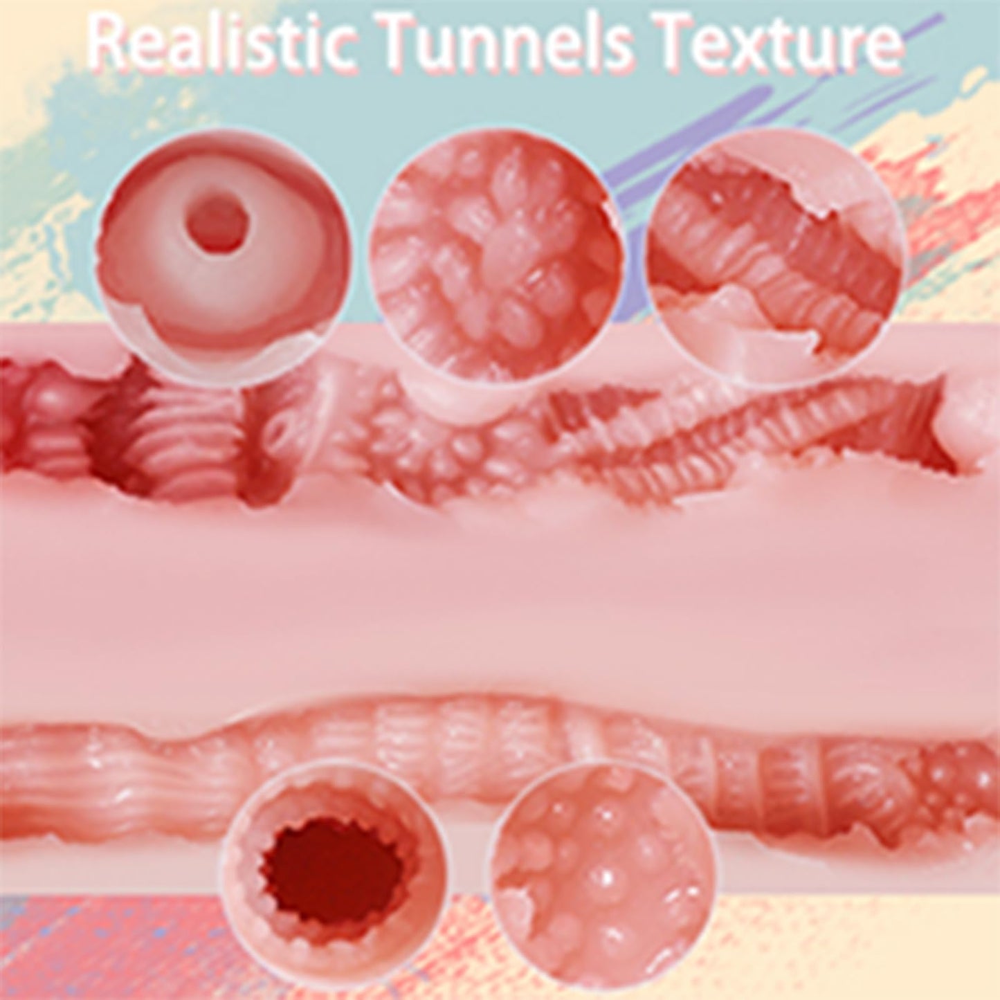 1:1 Life Size Sex Doll Realistic Female Torso with Soft Jelly Breasts Round Butt Tight Vaginal & Anal for Adult Men