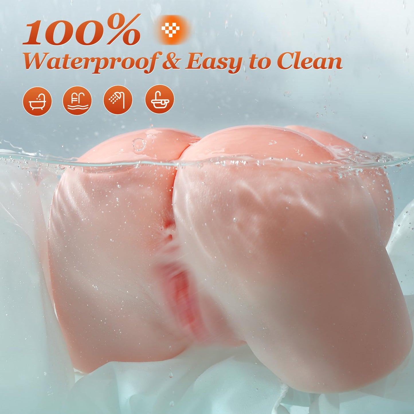 18LB 10 Sucking & Vibrating BBW Sex Doll Busty Ass Big Butt, Fuller & More Real Silicone Sex Dolls Upgraded 3D Channel for Several Sex Positions, Ultimate Solution to Intimacy Challenges Adult Toys