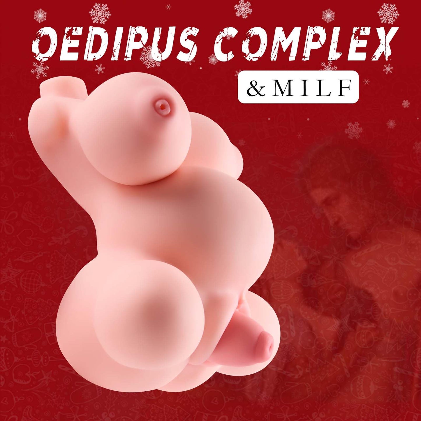 Unszz 25LB Prolapse of Uterus Sex Dolls for Men Male Masturbator with 4 Holes Female Torso Lifelike Adult Toys with Vagina Anal Realistic Pocket Pussy Pregnant Woman Insertable Tits Sex Toys