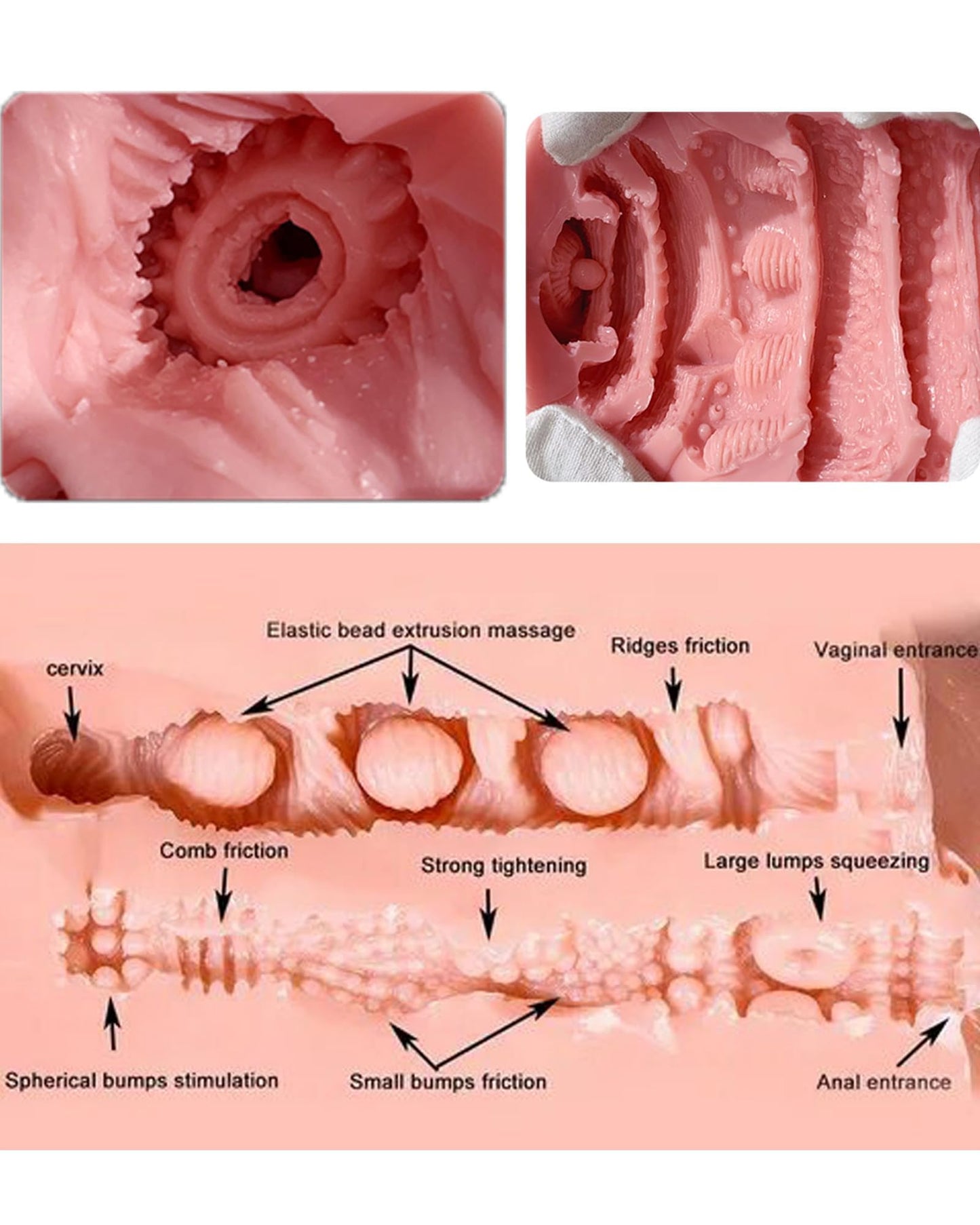 157 cm Full Size Sex Doll for Men Realistic Love Doll Lifelike Female Torso Sex Toys Full Body Sex Doll Head Hair Adult Sex Toy Male Masturbator Stroker for Man Best Sex Partner