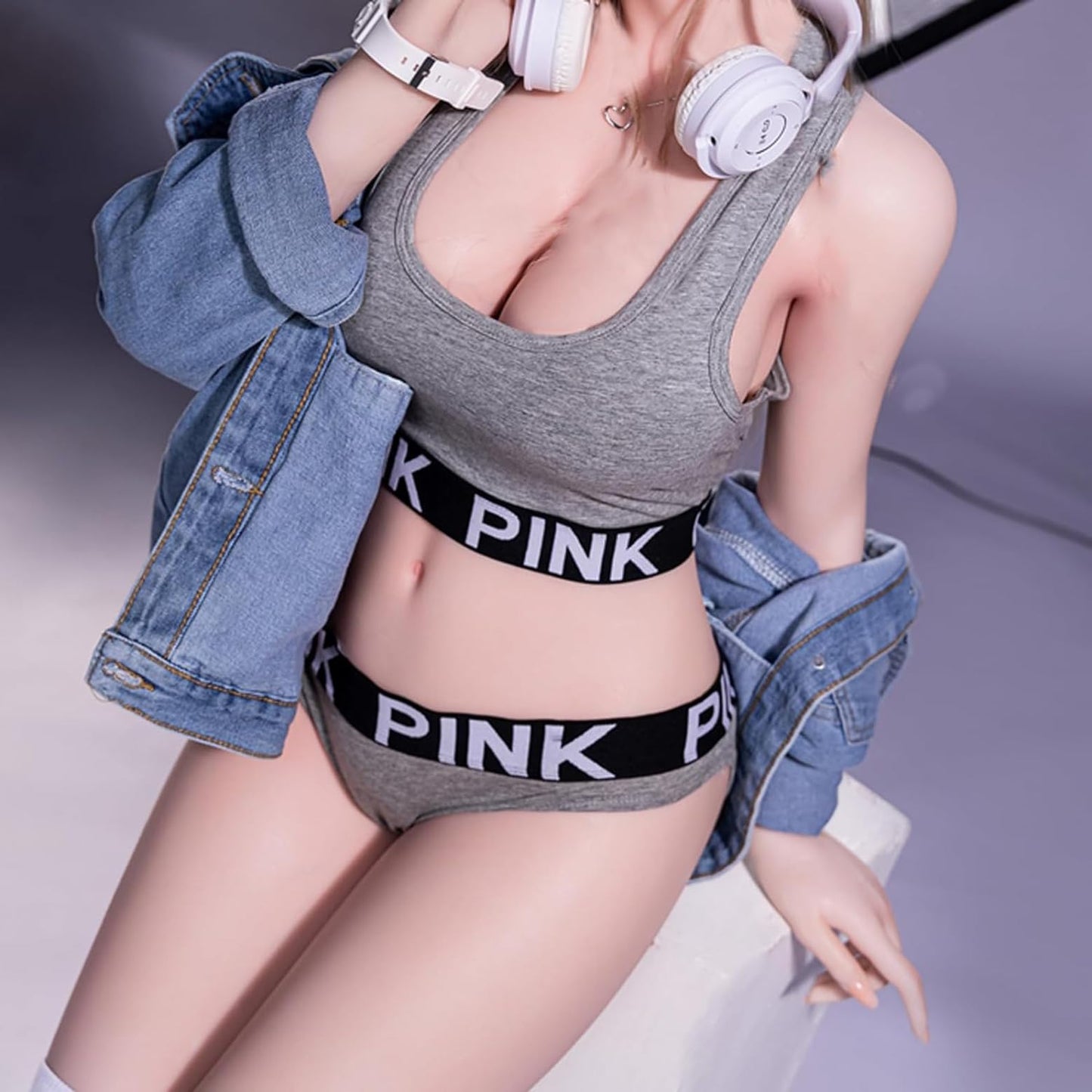 Adult Sex Dolls Silicone Sex Doll Female Torso Doll 3 in 1 with Metal Skeleton Full Body TPE Solid Silicone Adult Love Dolls Breasts Complete Sex Partner Sex Toys Sex Dolls Feel Soft