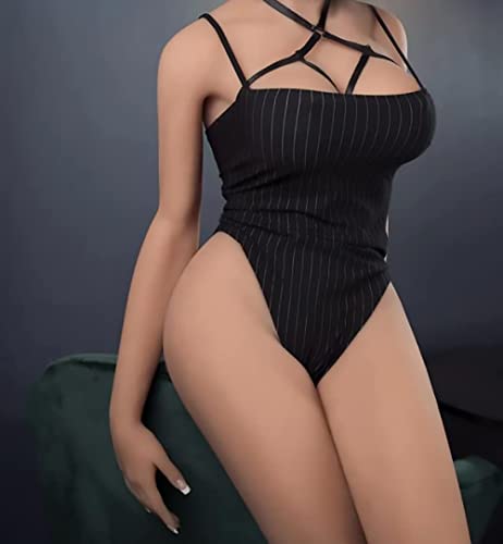 Adult Sex Doll Life Size Full Body Sex Doll for Men Shaking Breasts Butt Women Silicone Torso for Male Sex Toys Lifelike Love Sex Doll for Men’s Sex Pleasure 158CM/5.18ft