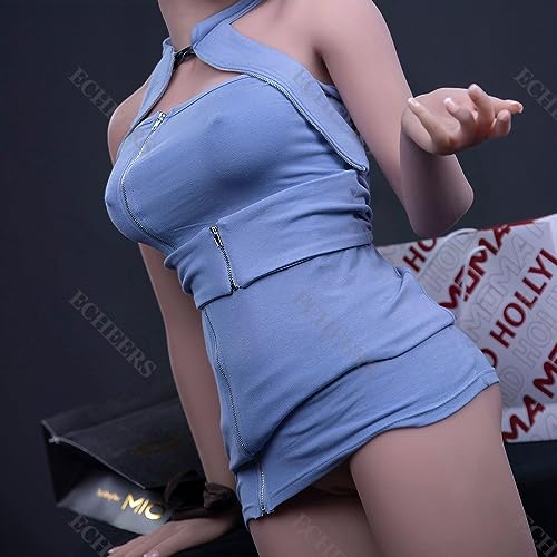 Adult Sex Doll Full Body Lifelike TPE Love Toys for Male Love Sex Dolls Girlfriend Jelly Silicone Breast Doll Both Vaginal and Buttock Channels 158cm/5.2ft