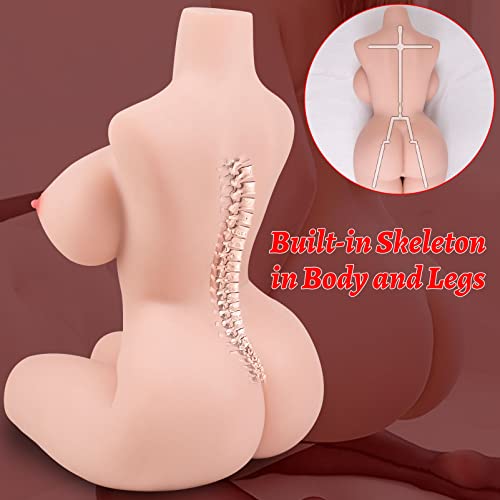 38LB Life Size Sex Doll with Big Boobs Pussy Ass, Male Masturbators Adult Sex Doll Female Torso Doll for Male Realistic Sex Dolls Torso Silicone Sex Doll for Men Masturbator Sex Doll Male Sex Toy