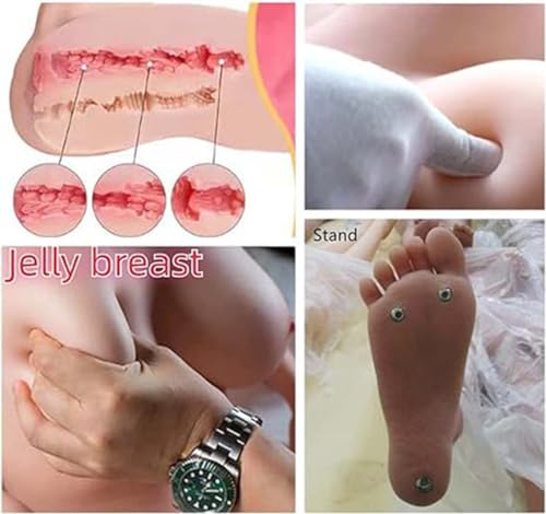 Lifelike Girlfriend Sex Toy Silicone Full Size Lifelike Sex Toy Cute Sexy Girlfriend Multifunctional Special Use for for Male Pleasure