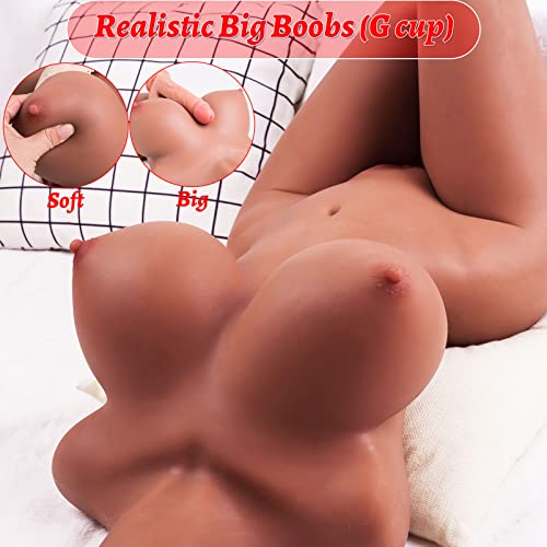 Sex Doll Life Size Big Butt Sex Doll Men Sex Dolls Torso, Large Sex Doll With Boobs Big Butt Toy Vagina Sex Doll For Men Silicone Dolls For Real Sex Pussy Ass Sex Doll Male Masturbators Ass Toy 37.5lb