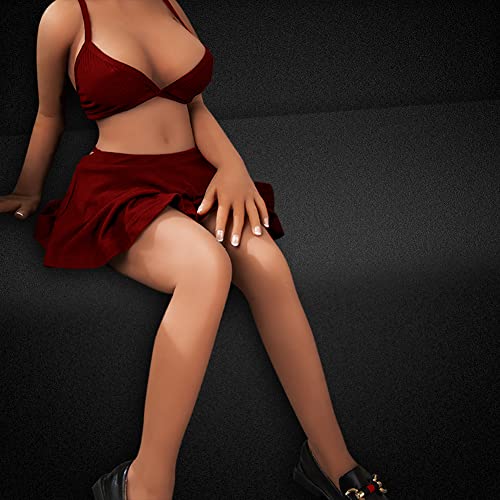 Lifelike Sex Dolls with Soft Jelly Breasts Realistic TPE Silicone Sex Doll Built-in Metal Skeleton Life Size for Men Sex Dolls Full Size Sexy Love Dolls Adult Sex Toys for Men Sex Pleasure Tan 29lbs