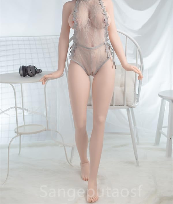 Sex Doll Full Size Big Breasts Sex Doll Full Body Silicone and TPE Include Multifunctional Metal Skeleton Realistic Textured Skin Slender Waist Bulging HIPS Cheap Sexdoll Full Sex Doll