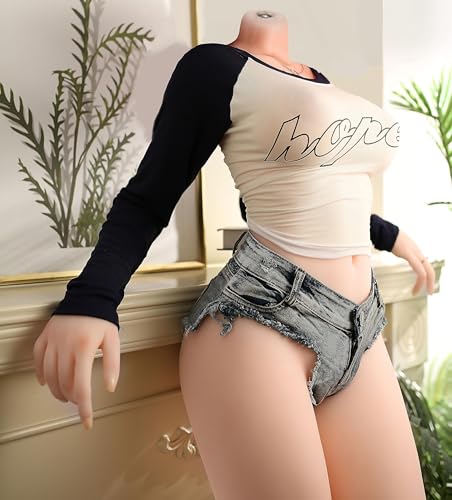 LKXWANA 5.2Ft Lifelike Full Size Sex Doll TPE Jelly Silicone Full Body Adult Real Big Breasts Love Doll Life Size Sex Toy Fat Women Life Size for Man Masturbator Sex Doll 158CM/72.7lb