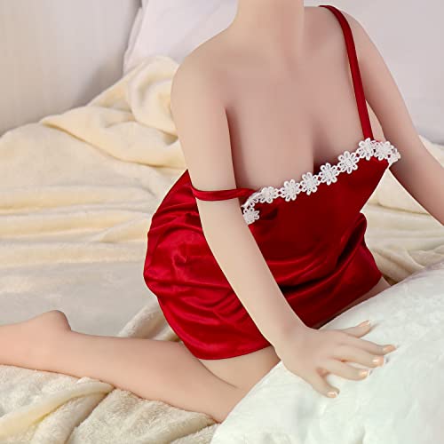 Adult Life Size Sex Doll Realistic TPE Sex Doll Female Sex Doll Sexdoll Women Torso Silicone Sex Doll Full Body Sex Doll Full Size Sex Doll for Men with Standing Large Jelly Breast