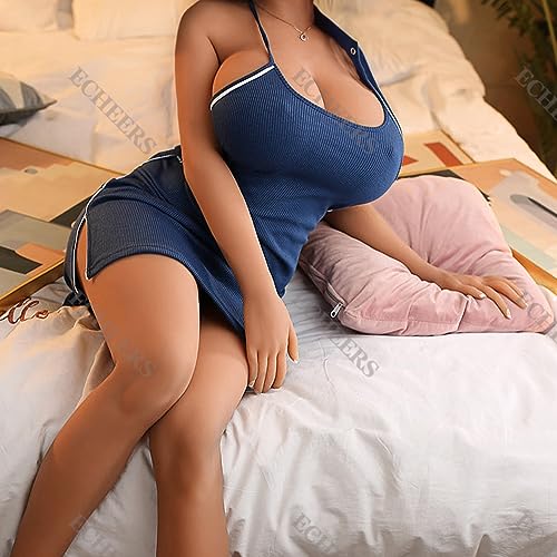ECHEERS Sex Doll Life Size Sex Doll Silicone Sex Doll Full Body Full Size Sex Doll Adult Toys Lifelike Sex Doll for Men Realistic with Big Jelly Breasts and Plump Ass Wheat Skin US Shipments
