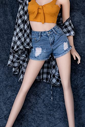 Sex Dolls Realistic TPE Silicone Sex Dolls with Soft Jelly Boobs and Shaking Butts Lifelike Female Sex Doll The Best Sex Partner for Men Full Body Adult Sex Toys for Men Sex Pleasure White Skin 57LB