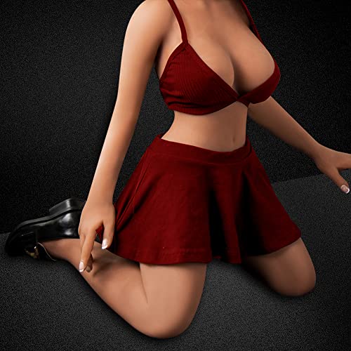 Lifelike Sex Dolls with Soft Jelly Breasts Realistic TPE Silicone Sex Doll Built-in Metal Skeleton Life Size for Men Sex Dolls Full Size Sexy Love Dolls Adult Sex Toys for Men Sex Pleasure Tan 29lbs