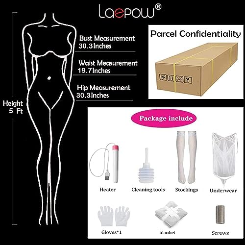 Sex Doll Male Masturbator Silicone Women Torso Sex Doll with Big Jelly Breasts and Buttocks Life Size for Men Sex Doll Sexy Sexdoll Adult Sex Toys for Men Sex Pleasure Tan Skin 157CM/5.15Ft